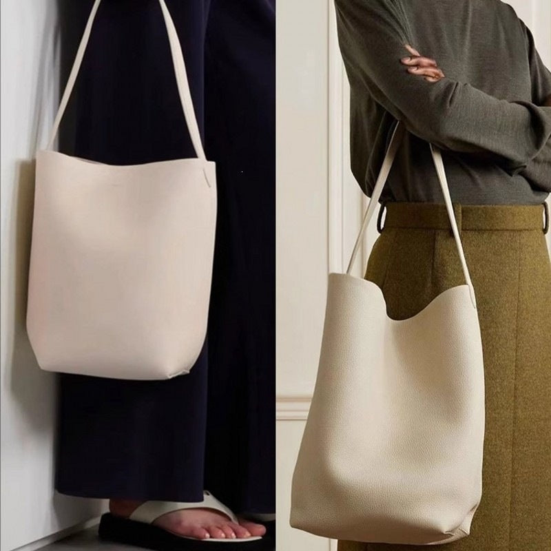 Style Simple Portable Underarm Leather Large Capacity High Sense Shoulder Bags