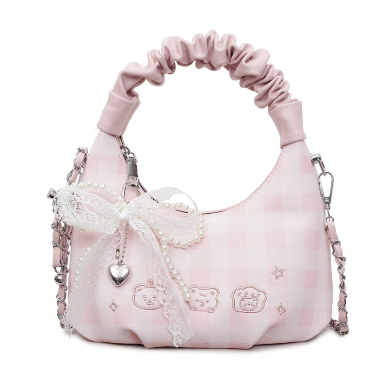 Women's Korean Style Niche Pleated Fashion High-grade Underarm Bag