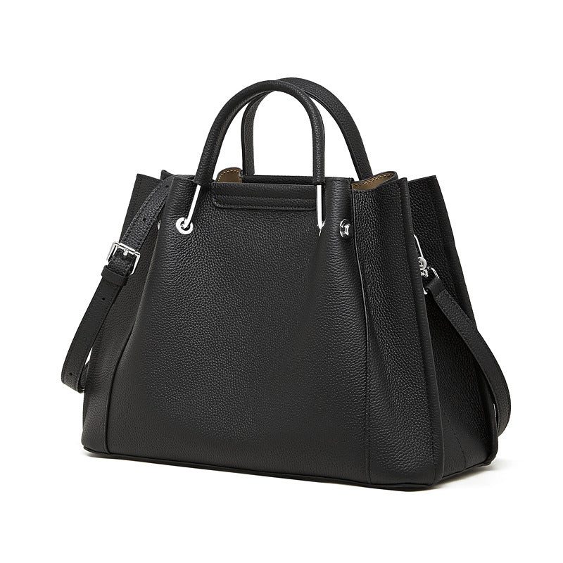 Women's Cowhide Large Capacity Simple Spring Korean Style Bags