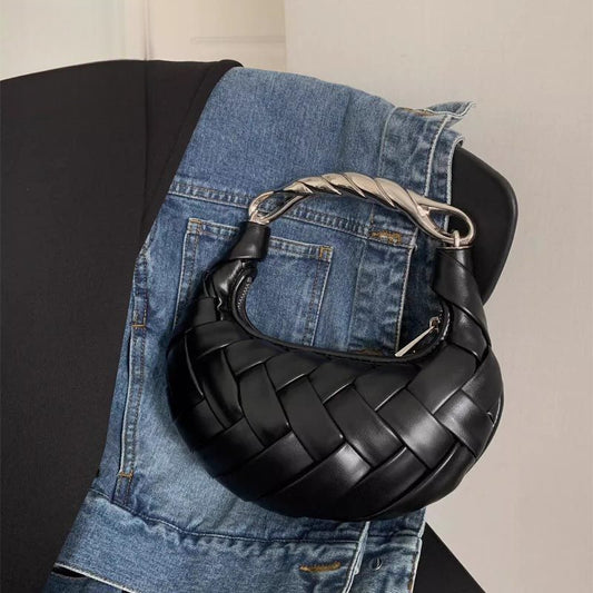 Women's Knitting Versatile Light Luxury Minority Fashion Exquisite Women's Messenger Bag
