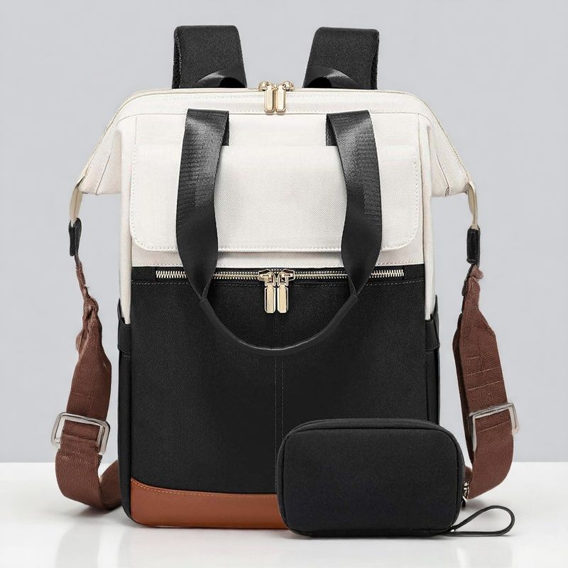 Women's Waterproof Oxford Cloth Commuter Large Capacity Storage Leisure Backpack