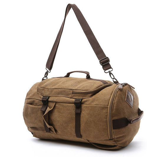 Women's & Men's Large Capacity Canvas Portable Sports Backpack
