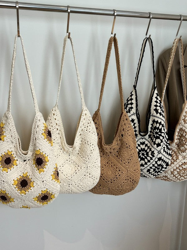 Women's Hollow Large Capacity Woven Hand-woven Tote Bag