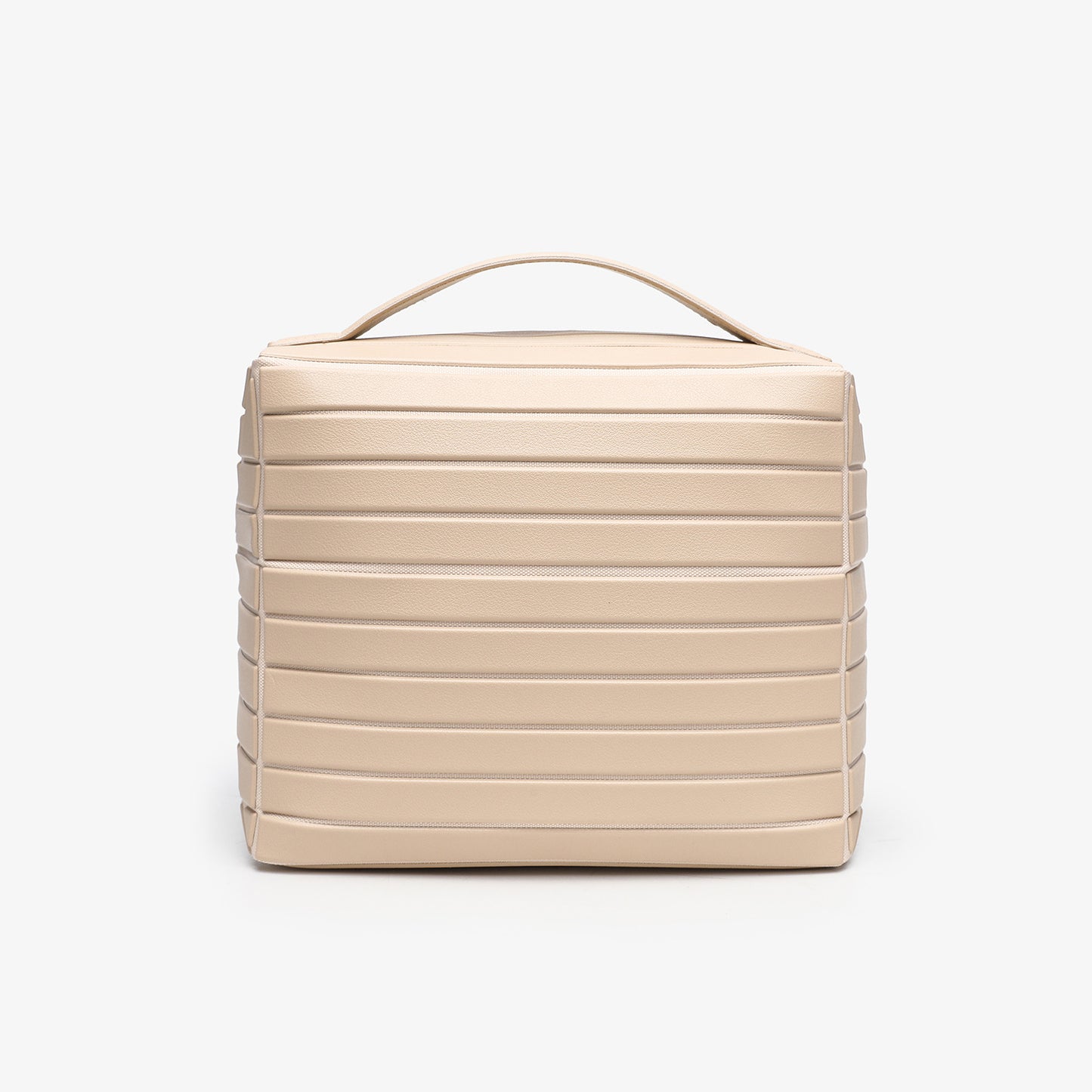 Striped Beautiful Storage Commuter Three-dimensional Portable Makeup Bag