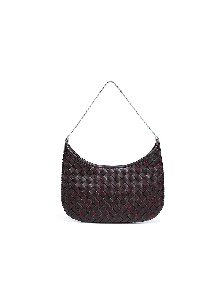 Luxury Weaving Underarm Female Simple Commute Women's Messenger Bag