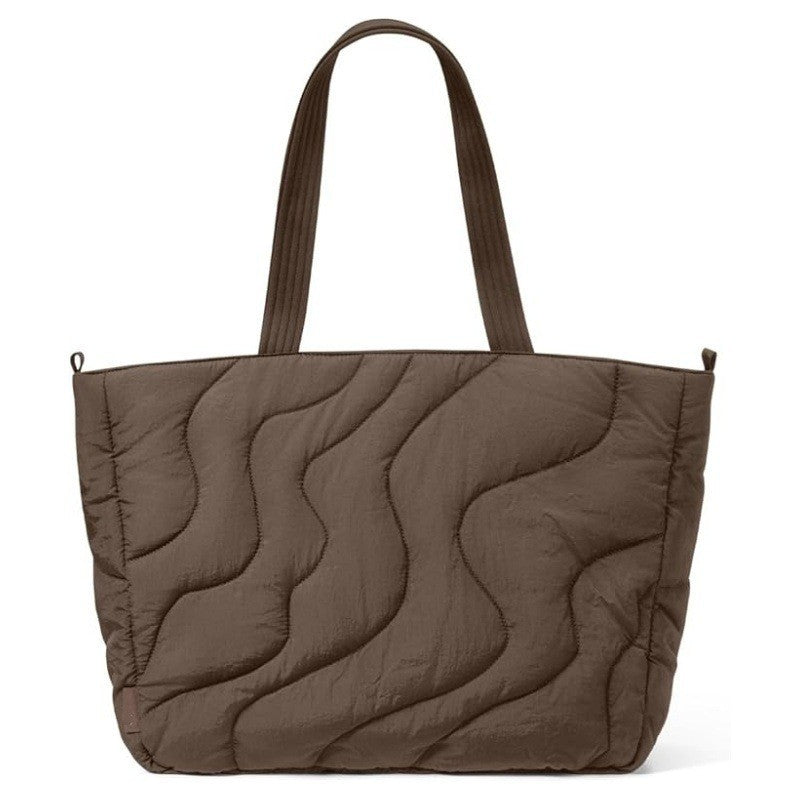 Cotton Simple Solid Color Large Capacity Totes Tote Bag