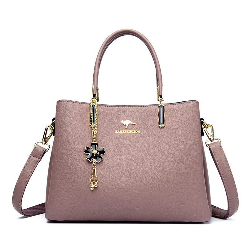 Women's Fashion Business Retro High-grade Multi Compartment Bags
