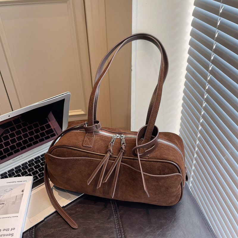 Women's Bowling Simple Light Luxury Boston Commuter Bags