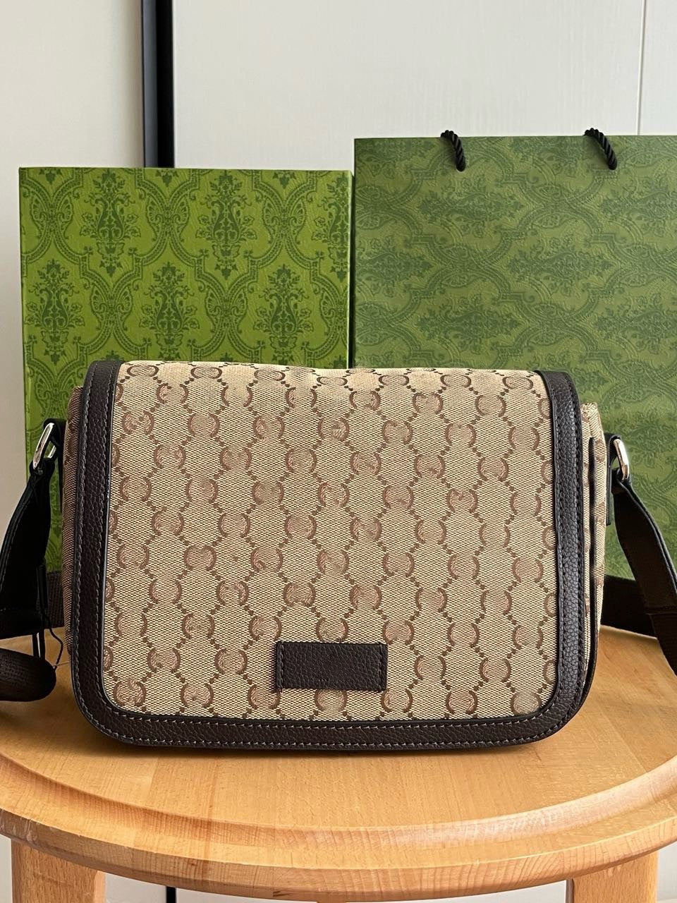 Women's & Men's Classic Double Presbyopic Canvas Men's Messenger Bag