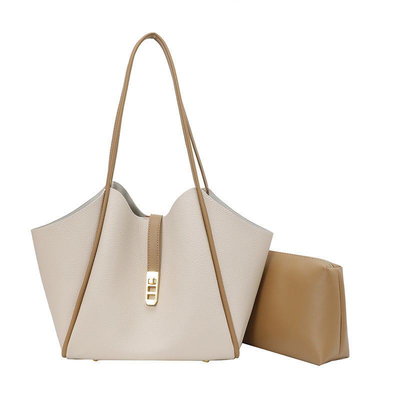 Women's Simple Retro Daily Commuter High Sense Underarm Bag