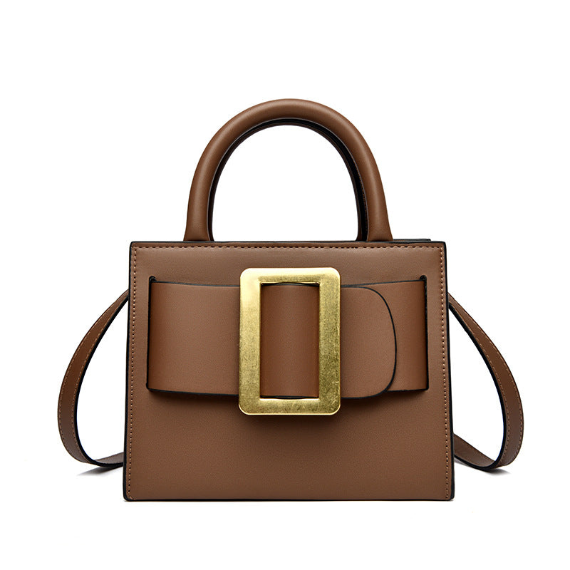 Design Large Button Bow Chain High-grade Portable Small Square Bags