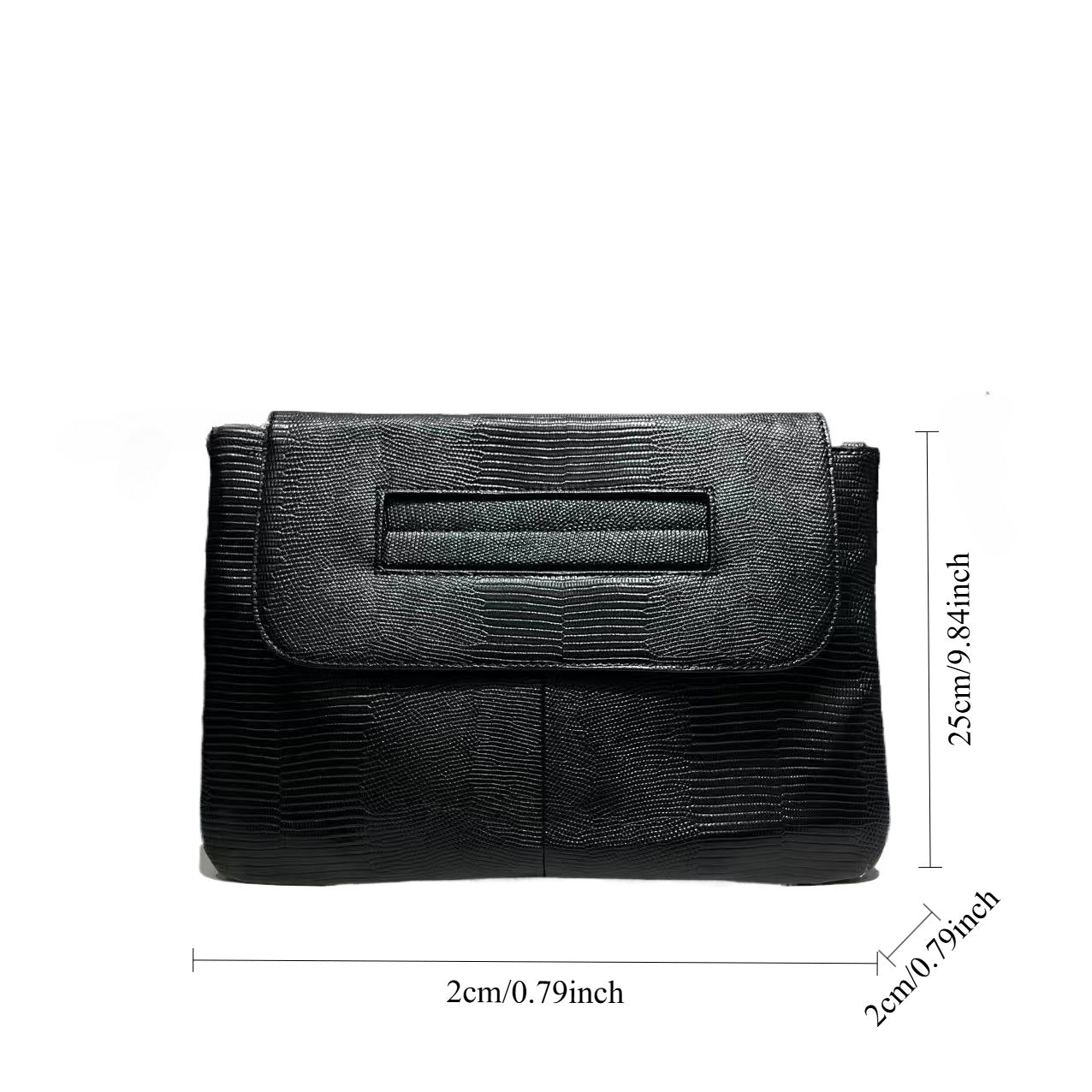 Women's Hand Fine Snake Pattern Clutch High Capacity Retro Official Women's Messenger Bag