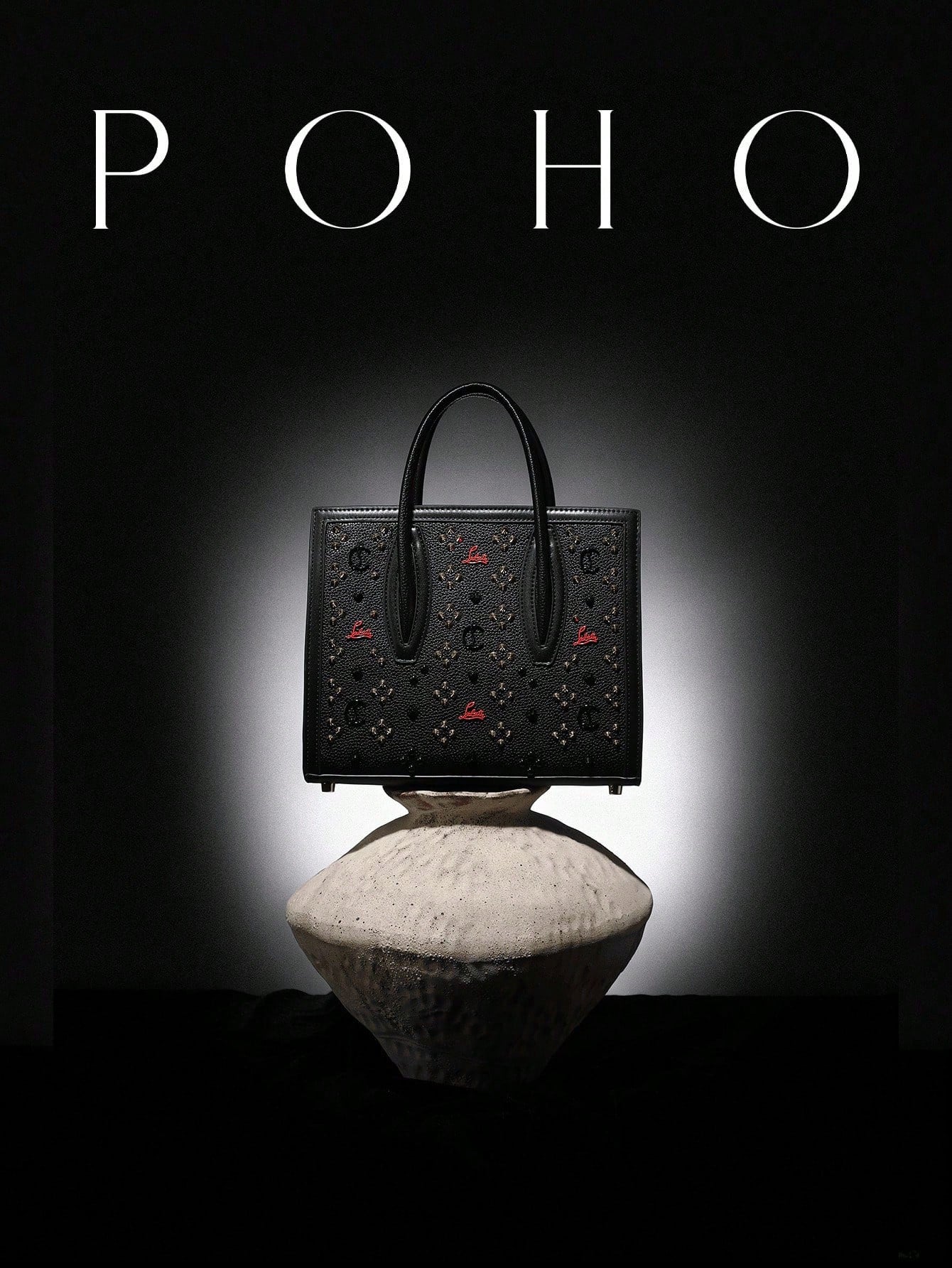 Women's Source Retro Trendy High Quality Fashion Banquet Rivet Tote Bag