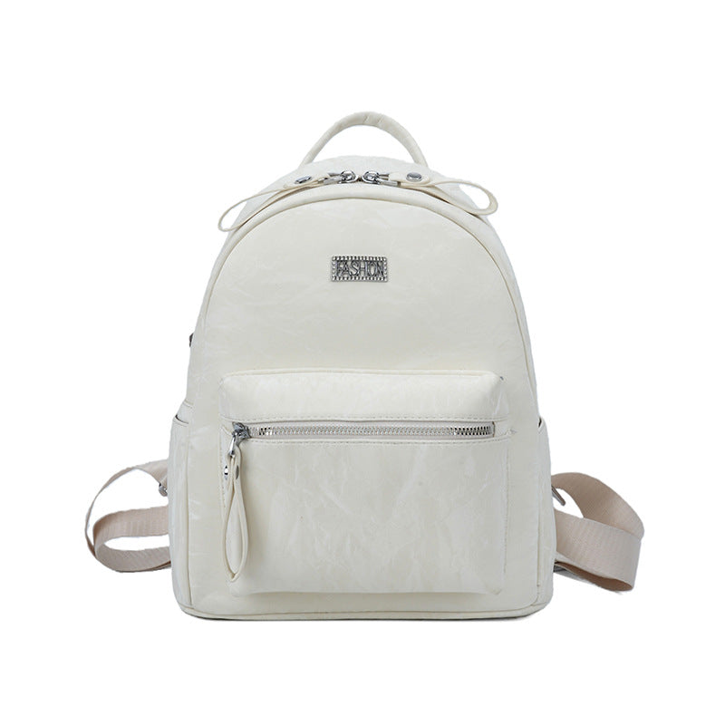 National Style Imitation Fabric Female Trend Leisure Backpacks