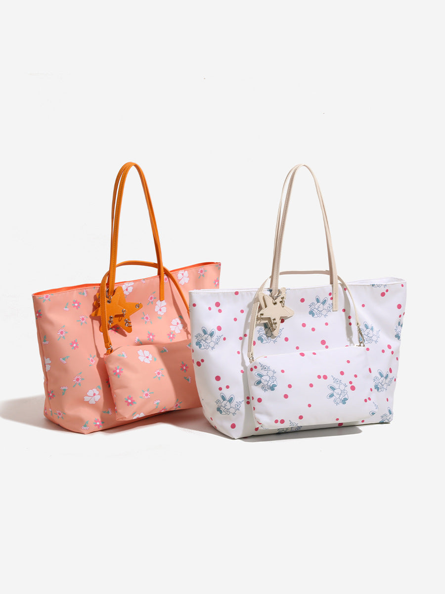 Women's Niche Large Capacity Printing Class Commuter One Travel Bags