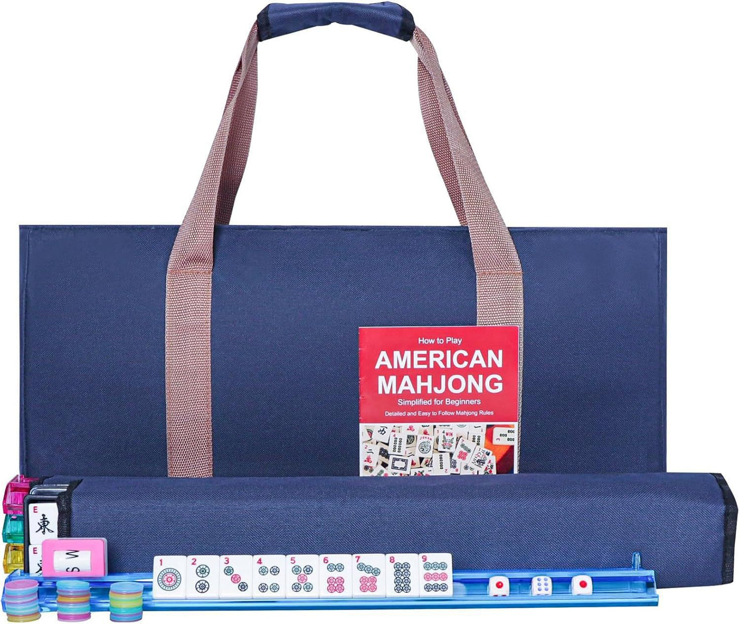 Mahjong Set Large Capacity Portable Toiletry Folding Bags