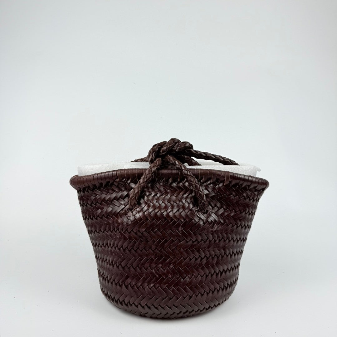 Z Home First Layer Cowhide Woven Bags