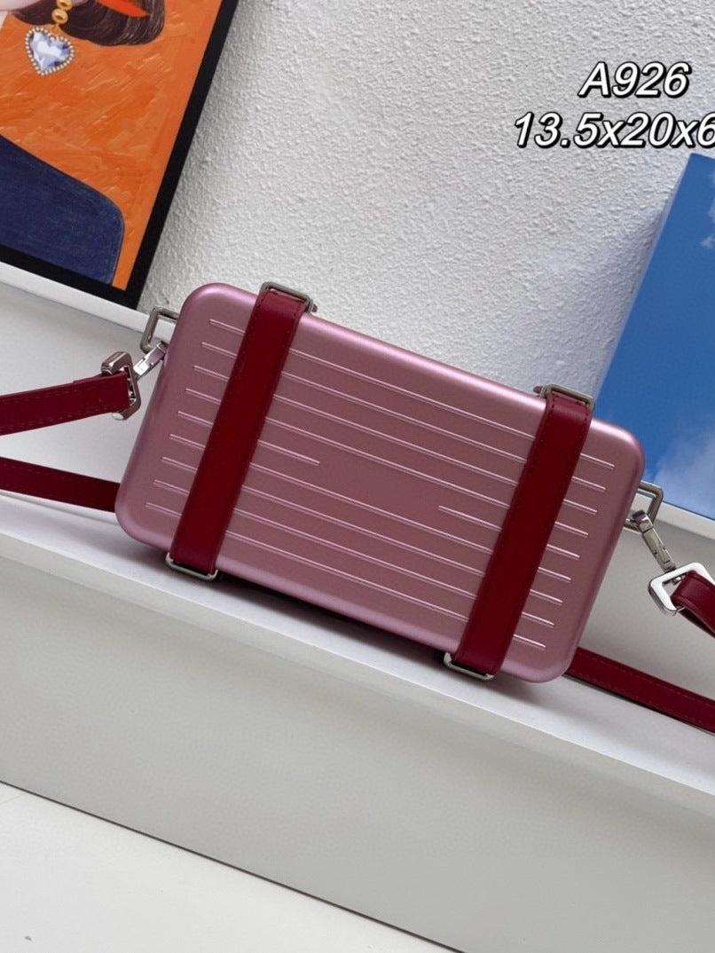 Durable Popular Unique Horizontal Mini Box Women's Messenger Bag