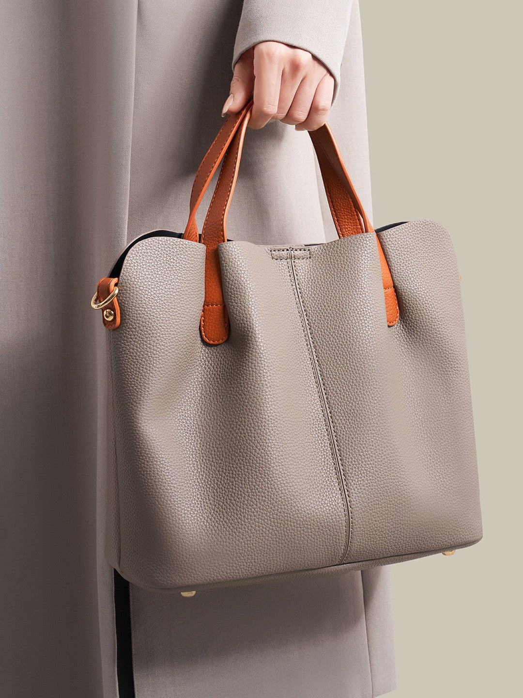 Fashion Large Capacity Niche High-grade Contrast Color Trendy Women's Messenger Bag