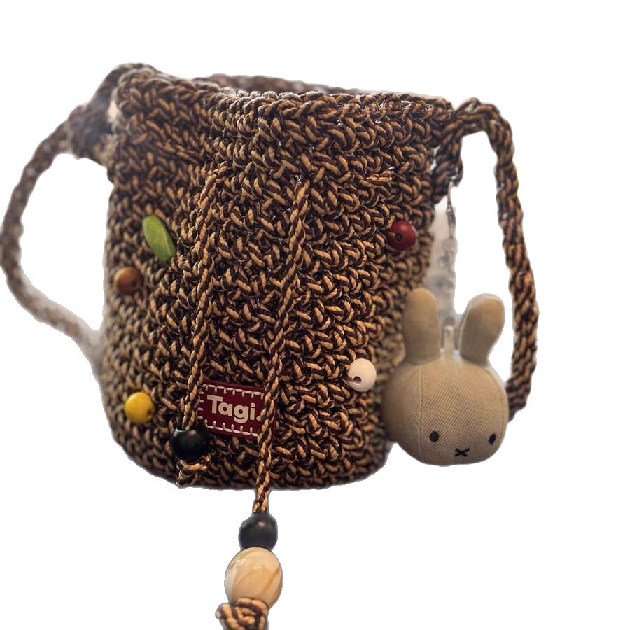 Smart Fruit Vintage Summer Cool Beaded Bucket Bags