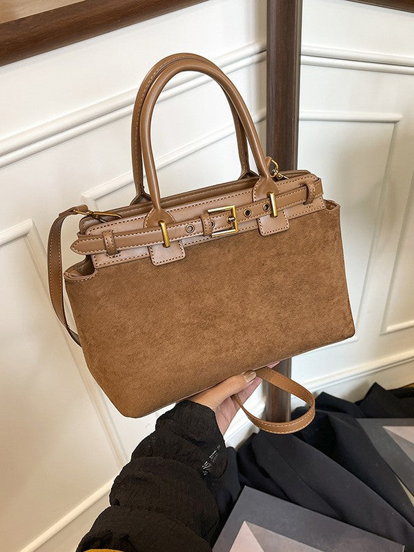 Women's Western Style Suede Winter Elegant Texture Bags