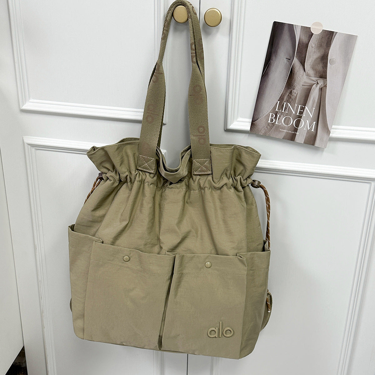 Women's Drawstring Cloud Nylon Large Capacity Fashion Backpacks