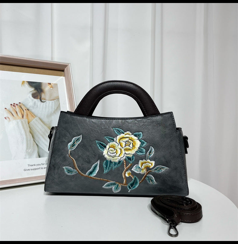 Embroidered Chinese Style National Cheongsam Matching Retro Bags