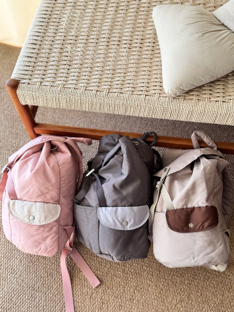 Women's & Men's Nylon Large Capacity Waterproof Lightweight Leisure Backpack