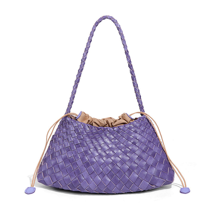 Women's Summer Vegetable Basket Macaron Woven Retro Bags