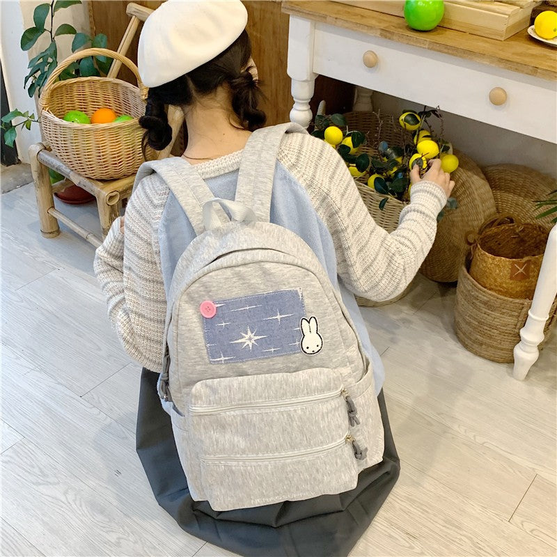 Durable Unique Plaid Fashion Junior Learning Leisure Backpack