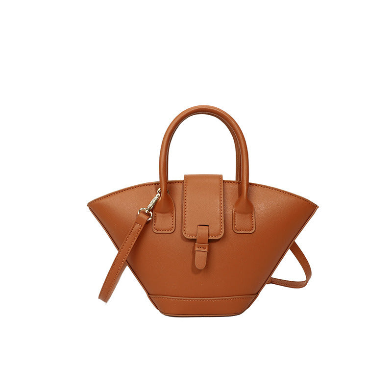Women's Style Retro Popular Fan Classic Pure Color Trendy Elegant Women's Shoulder Bag
