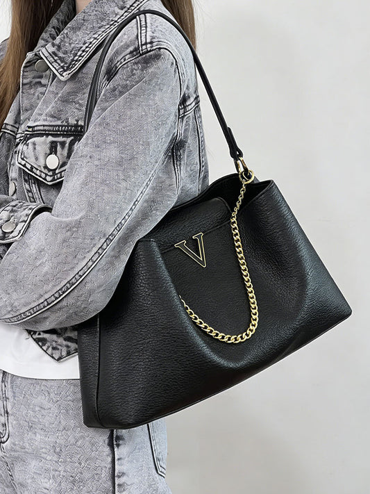 Women's High-grade Large Capacity Commuter Simple Loose Tote Bag