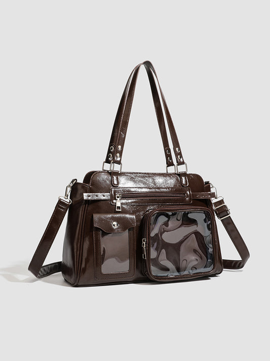 Large Capacity Two-dimensional Uniform Cartoon Fashion Simple College Style Tote Bags