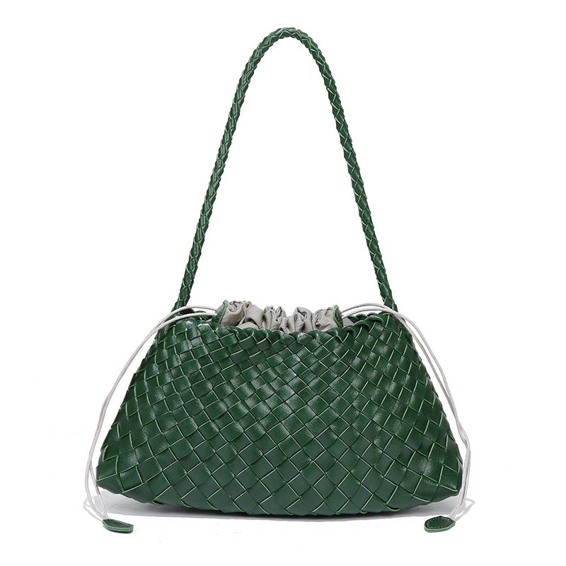 Vegetable Basket Simple Moon Commuter Portable Women's Shoulder Bag