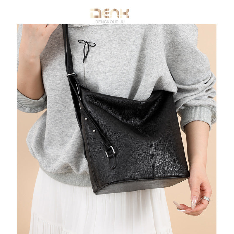 Women's Genuine Leather Trendy Top Layer Fashion Women's Shoulder Bag