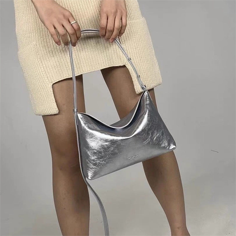 Pretty New Niche Sheepskin Simple Hand Women's Shoulder Bag