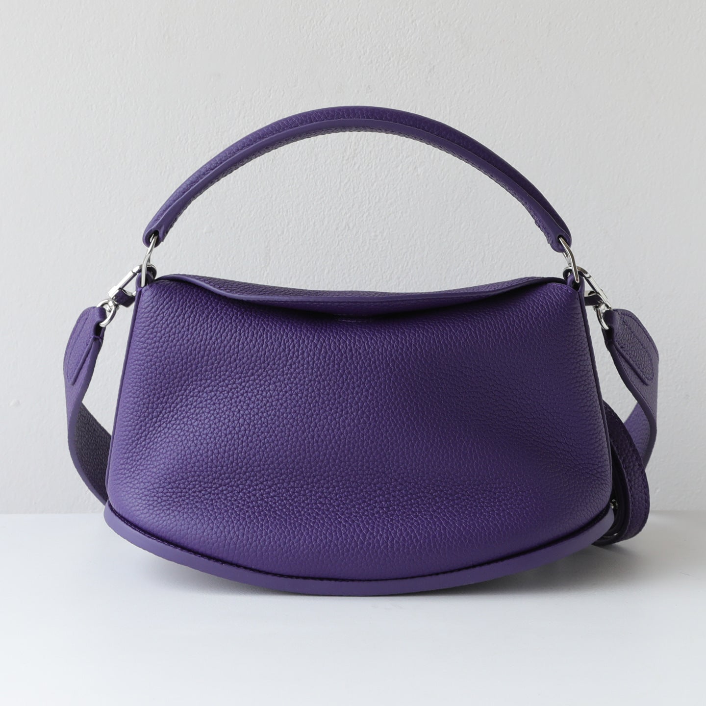 Women's High-grade First Layer Cowhide Ingot Simple Women's Handbag