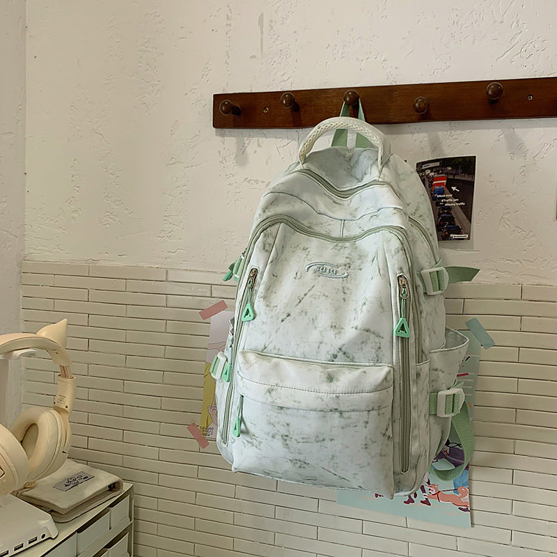 Capacity Campus Female Korean Junior High Simple Backpacks