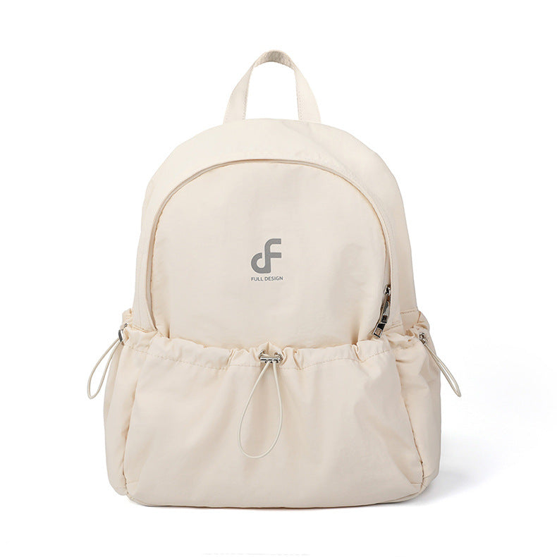 Korean Lightweight Nylon Female College Commuter Large Women's Backpack