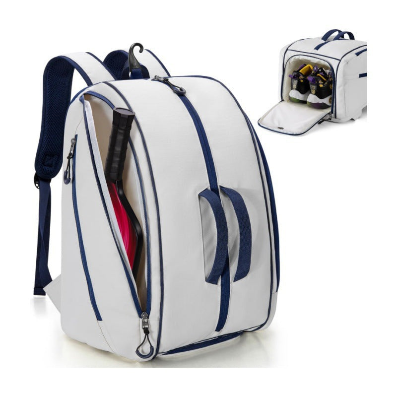 Large Capacity Peak Racket Lightweight Waterproof Shoes Compartment Fence Backpacks