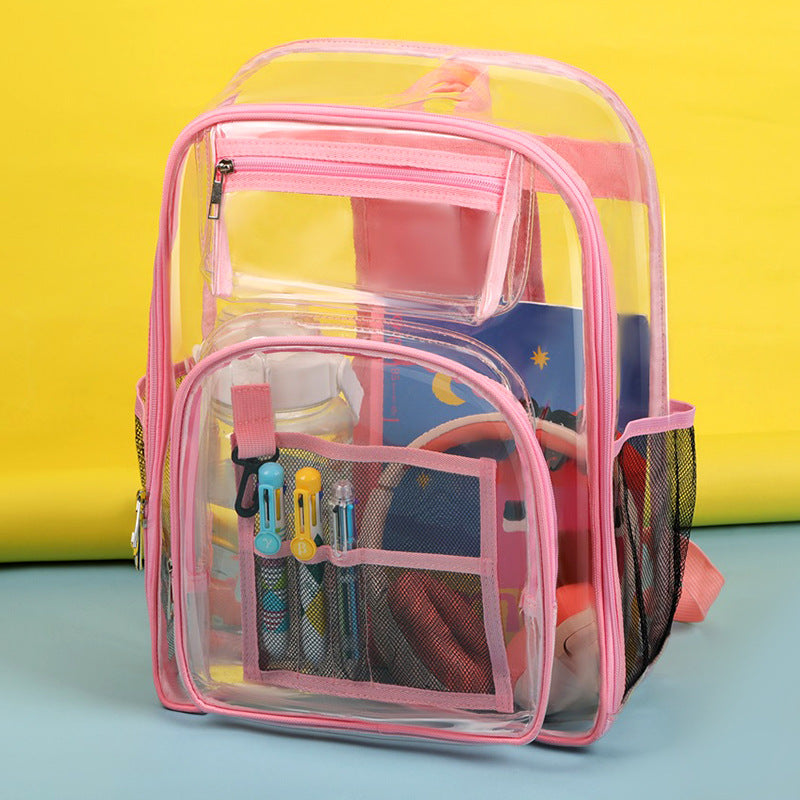 Transparent Fashion Large Capacity Fresh Sweet Leisure Backpack
