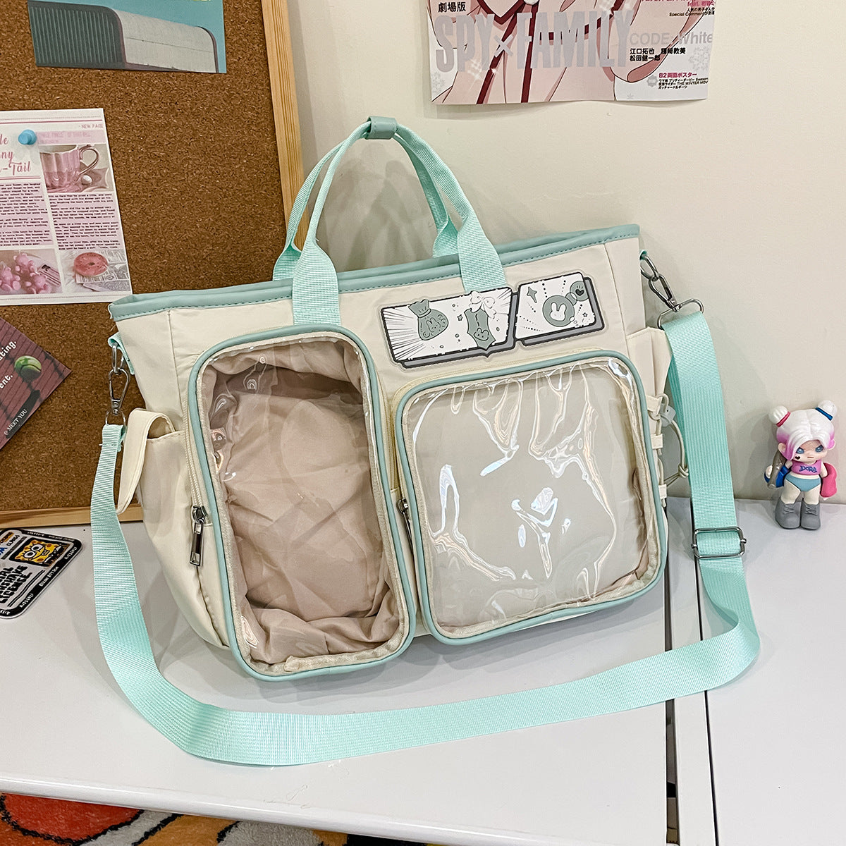 Cute Cartoon Korean Style Junior High Class Large Backpacks