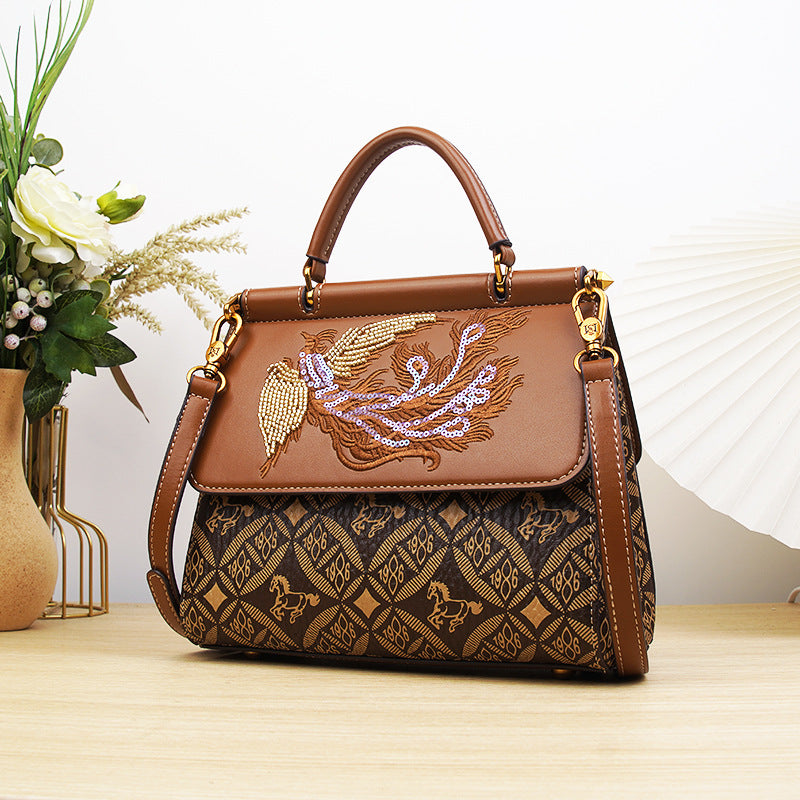 Women's Fashion Portable Chain Gold Brick For Bags