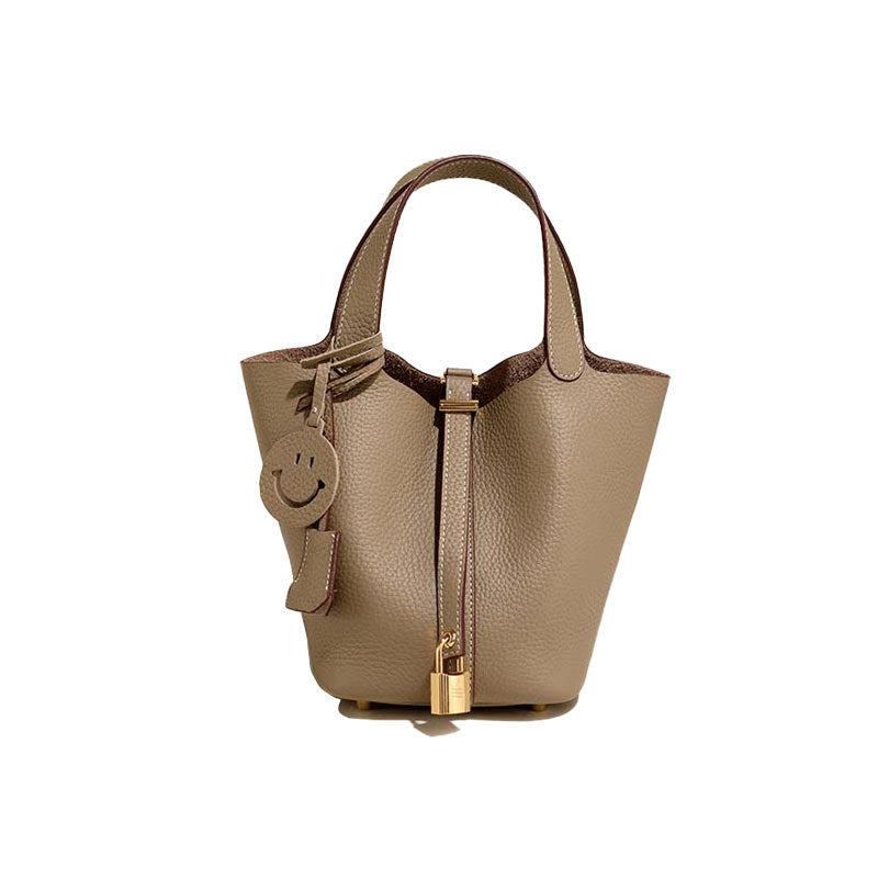 Women's Vegetable Basket Summer Imported Cowhide Handbags