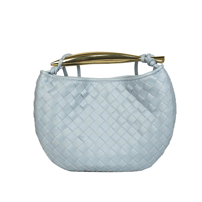 Women's Niche Sardine Hand-woven Textured Personality Chain Handbags