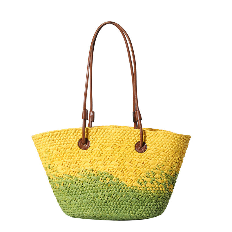 Large Capacity Straw Simple Portable Natural Bags