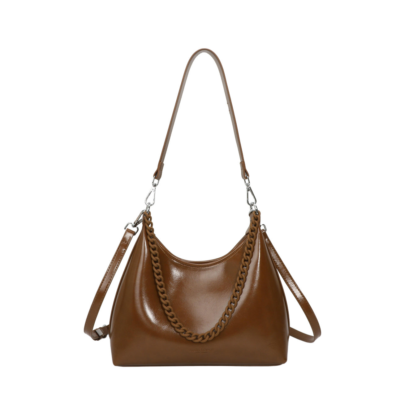 Women's Capacity Soft Leather Textured Retro Affordable Luxury Simple Underarm Bag