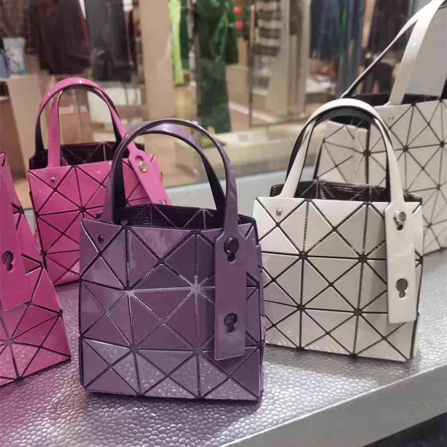 Women's Color Nail Diamond Box Geometric Portable Women's Handbag