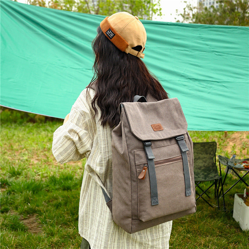 Large Capacity Canvas Junior Outdoors Commute Leisure Backpack
