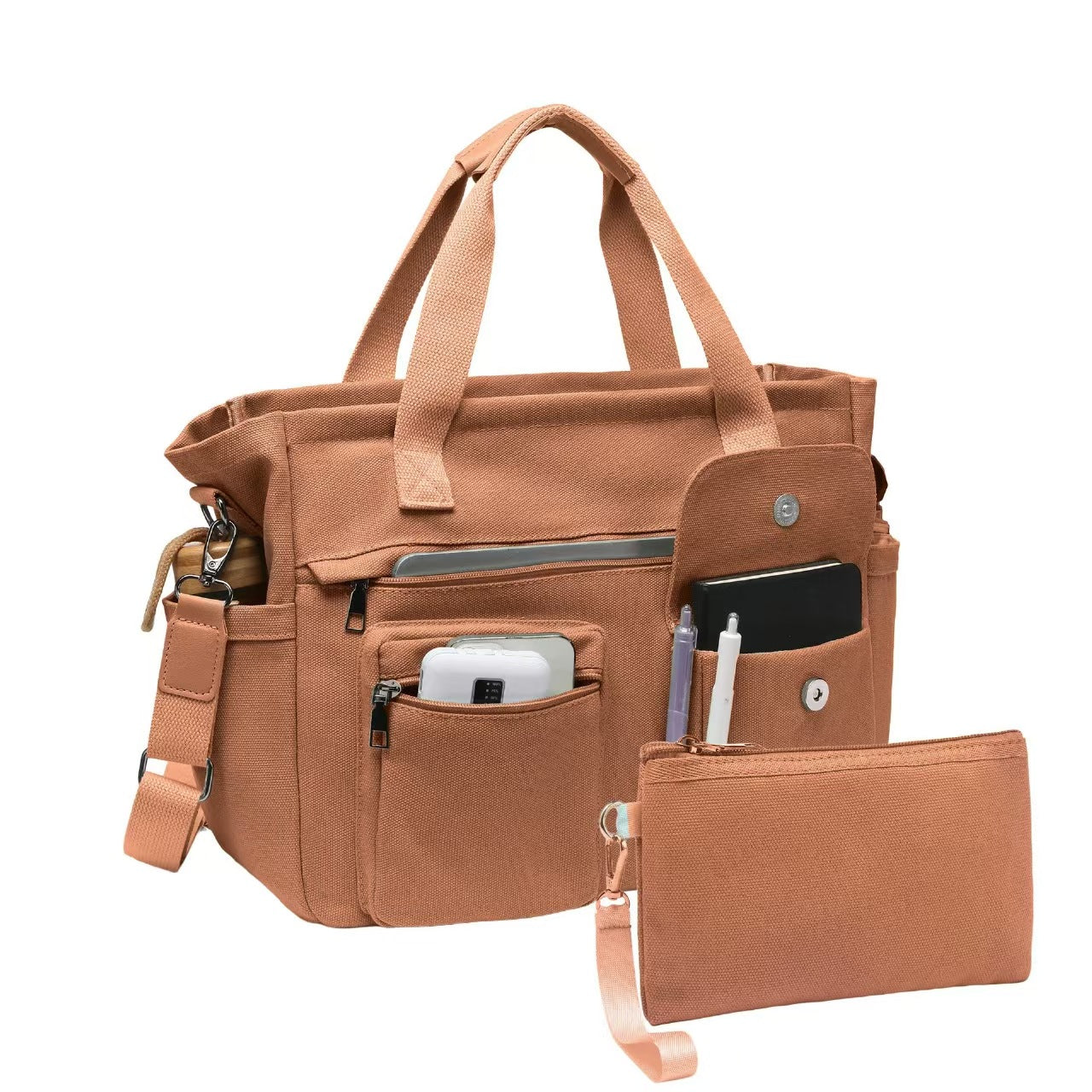 Women's Large Capacity Brief College Teacher Women's Shoulder Bag